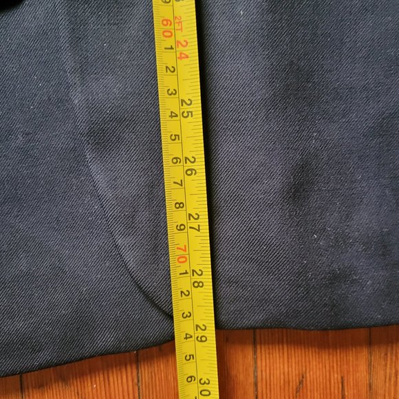 Vintage Jack Fraser Deep Navy Wool Blazer, sz 38S - Picture 13 of 14